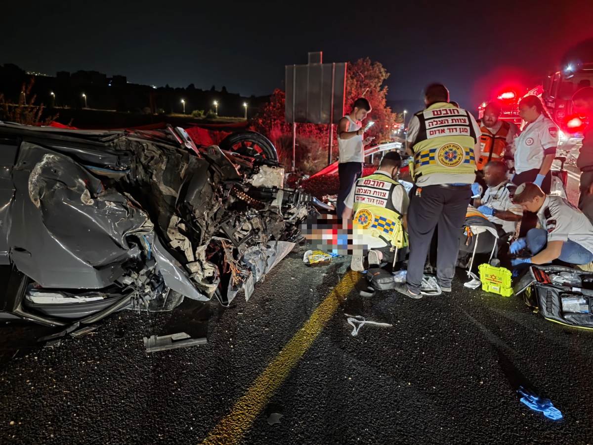 Двое погибли в дорожной аварии к югу от Бейт-Шемеша